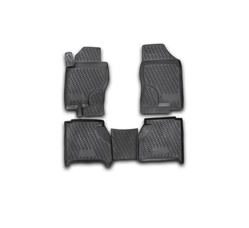 

Floor mats for Nissan Navara AT 2005- car interior protection floor from dirt guard car styling tuning decoration