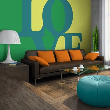 

Wall mural-Love is the answer - 300x231 cm
