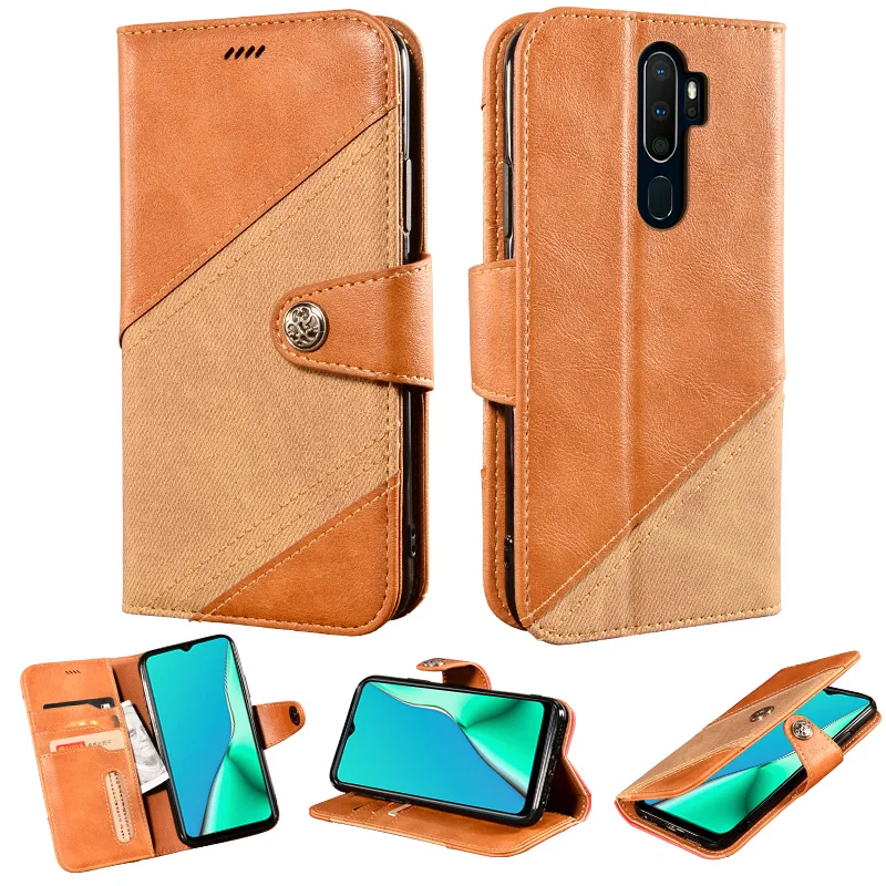 Чехол для телефона s для OPPO A9, Чехол-Кошелек, Чехол-книжка, Роскошный кожаный флип-чехол с магнитным Бампером для OPPO A9 360, корпус