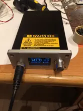 Estación de soldadura T12 STM32 2,1 S, 5 pines, pantalla OLED 1,3, temperatura ajustable, electrónica Digital, con puntas de soldadura