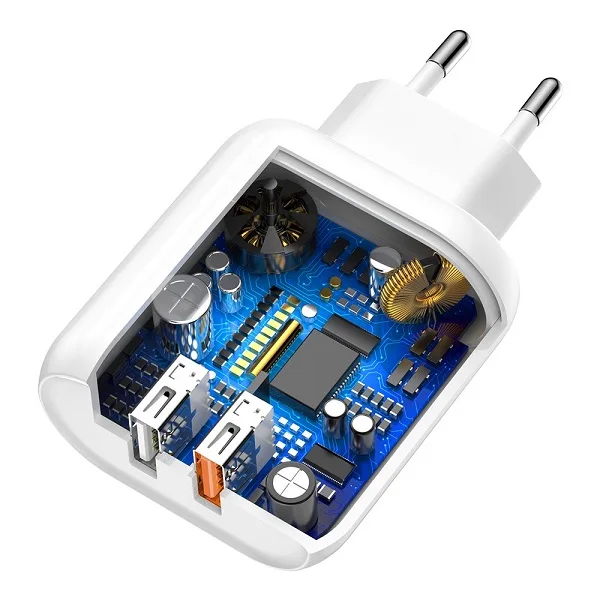 Зарядное устройство Baseus Bojure Series QC 3.0 Dual USB Ports CCALL-AG02(Белый
