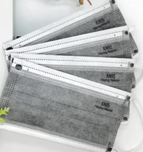 20 unids/caja CE KN95 5 capas máscara gris carbono activado polvo respirador máscara protectora para la cara a prueba de polvo FFP2 coreano KN95 ffp2mask