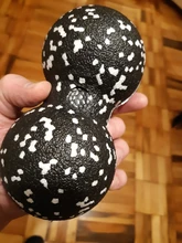Pelota de miofascia EPP Lacrosse, Bola de masaje de cacahuete de alta densidad, ligera, Fitness, masaje de Fascia corporal, Yoga, ejercicio para aliviar el dolor