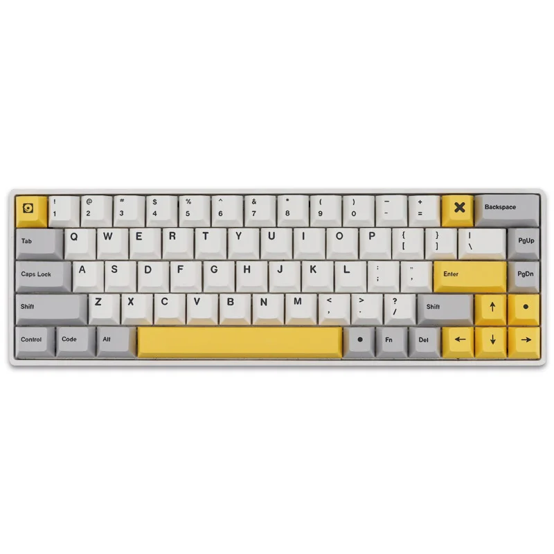 132 키 중공업 PBT 키캡, 체리 프로필 기계식 키보드 승화 키캡