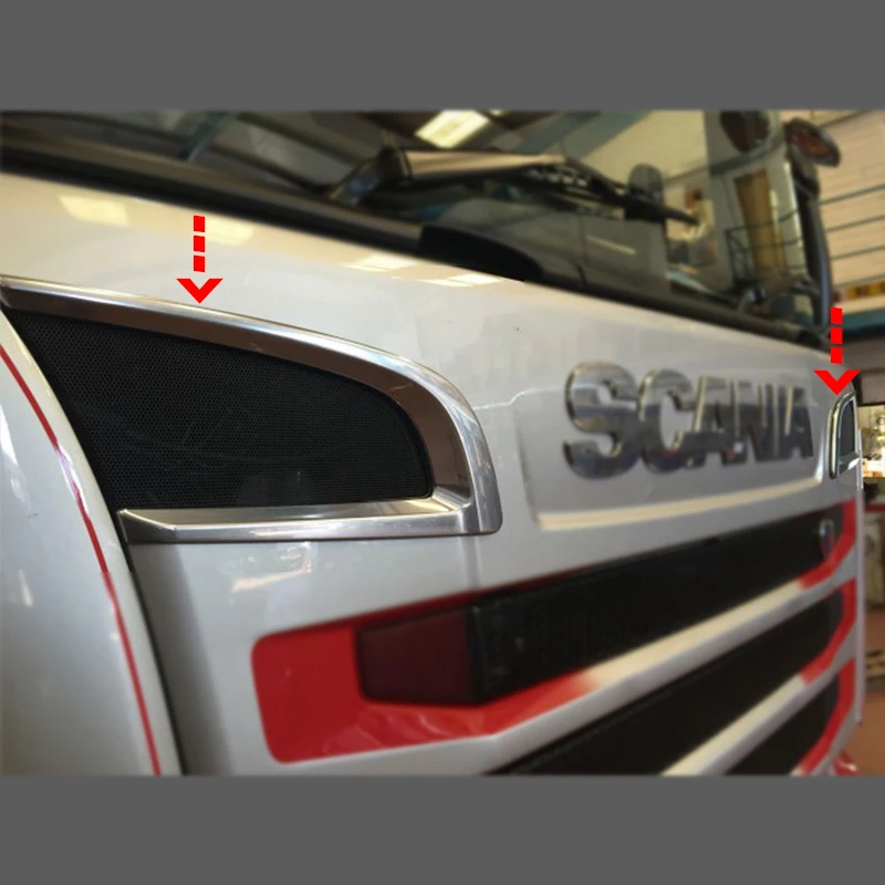 Scania Compatible 2009-2016 Model 500 SWORD CHROMU-WN Inox WNSC162