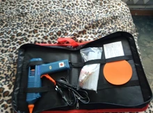 Kit de herramientas de Pistola de Pegamento Caliente con ajuste de temperatura, pistola de silicona de 150W para reparación de artesanías, bricolaje, barras de pegamento de 11mm, boquilla de cobre puro