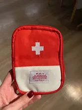 Bolsa de primeros auxilios vacía, bolso de emergencia para viaje, medicina, pastillas, almacenamiento, organizador de supervivencia al aire libre, portátil, divisor de viaje