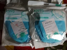 Máscara de respirador KN95 de varios colores, mascarilla FFP2 reutilizable, protectora para la boca, FFP2, FPP2, 5-100 Uds., color negro aprobado