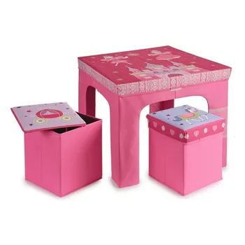 

Child's Table Set and Basket Gift Decor (60 x 48 x 60 cm)