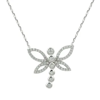 

Silver 925 Sterling Dragonfly Necklace