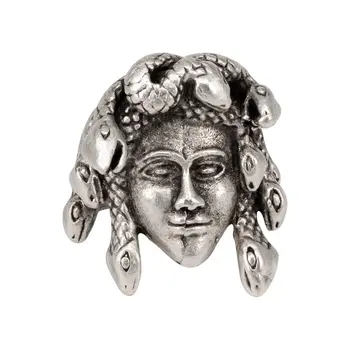 

Men's ring dimensionless Gorgon 55907 (silver, Zamak)