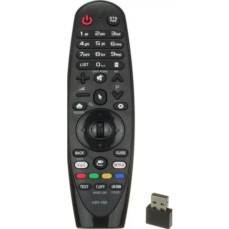 Пульт ДУ универсальный HUAYU для LG Magic Motion IVI MR-18B LCD TV Smart AN-MR18BA AN-MR500 AN-MR650 AKB74495301 AKB75075326 |