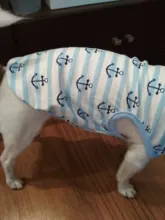 Ropa de algodón suave de verano para mascotas, chaleco para perros, taza de té, ropa para cachorros, diseño cómodo, para Bulldog Francés