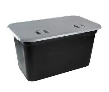 

Mortise box with lid, gray, 357 х606х320mm sp2767