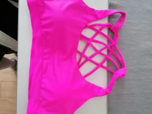 Sujetador deportivo para mujer, ropa interior de realce sin aros, con relleno, entrecruzado, tirantes, para correr, entrenamiento de gimnasia, Yoga, Tops cortos