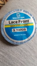 Pegamento de cinta de doble cara para extensión de cabello, cinta adhesiva frontal de encaje para peluca, tupé, 0,8 CM x 3