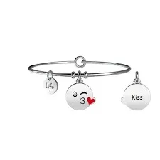 

KIDULT-316L STAINLESS STEEL BRACELET WITH PENDANT KISS-COD 231676-SIMBOLS