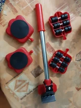 Juego de herramientas profesionales para muebles, elevador de transporte de cosas pesadas, rodillo de rueda con barra de rueda, dispositivo de mano móvil, Uds.
