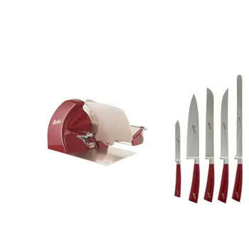 

Berkel Affettatrice Home Line 250 Rossa + Set 5 Coltelli Chef Elegance Rosso