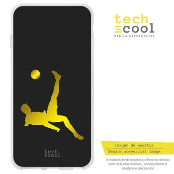 

FunnyTech®Stand case for Samsung Galaxy S10 Silicone Plus l design design CR7 Chilean plain black background