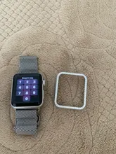 Funda protectora de Metal para Apple, parachoques de diamante ostentoso para Apple, funda para reloj Series 6 SE 5 4 3 2 1 38MM 42MM, fundas para Iwatch 5 4 40mm 44mm