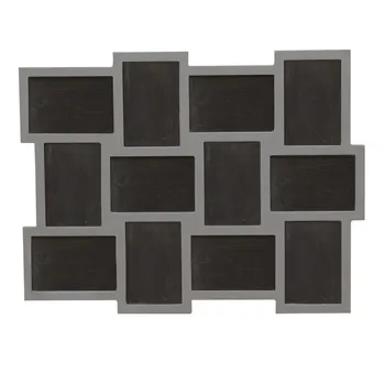 

Rebecca Mobili Multi Photo Frame 12 Photo 10 x 15 cm Mdf Grey 47x60x1,2