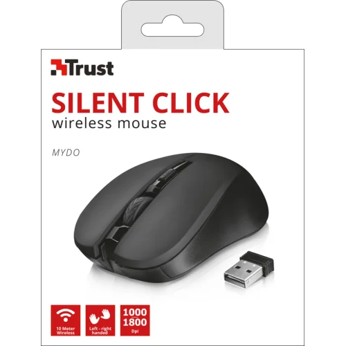 Мышь Mydo Silent Click 21869 бесшумная black