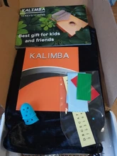 Bag Book Tune-Hammer Gecko Kalimba Thumb Instruction Koa Musical-Gift Aiersi 17-Keys