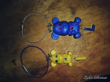 DIY resina epoxi Oso de goma con letras moldes joyería herramienta de fabricación Kit con pegamento de resina AB llavero kit DIY regalo