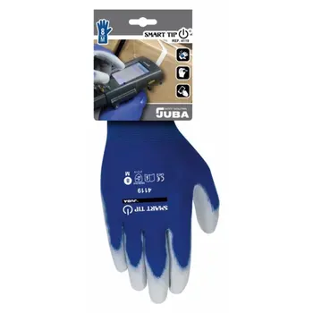 

GLOVE MECHANICAL M08 SMART TIP PU POLIE AZ/GR JUBA