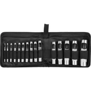

Set of punches for skin Zubr Master 3-25mm 15 PCs (22949-h15)
