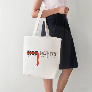 

Angemiel Bag Not Sorry Not Sorry Tote Shopping Beach Bag