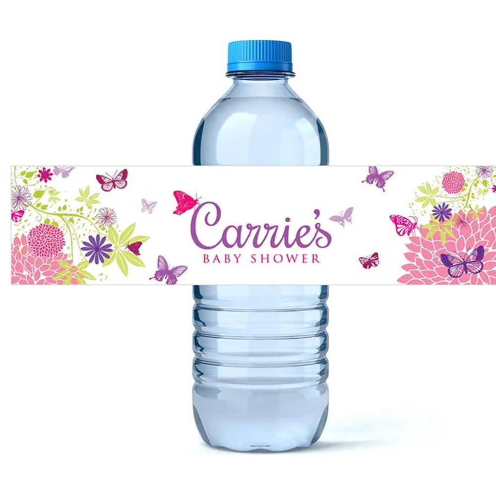 Персонализированные этикетки на бутылки для воды на день рождения, печатные этикетки с логотипом компании на заказ Mr& Mrs свадебные наклейки на бутылки для воды