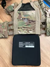 ESAPI-placa a prueba de balas, Panel balístico NIJ Nivel 4 IV alúmina y PE independiente, dos Uds. De armadura corporal talla S a XL -- Militech