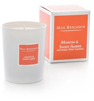 

CLASSIC Candle natural MIMOSA SWEET AMBER essential oils waxes