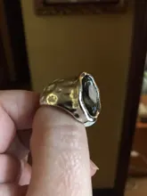 Anslow de joyería de moda de calidad superior Retro Oval grande anillo de dedo de cristal para las mujeres parejas de mujeres regalo de día de San Valentín LOW0041AR