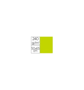 

Cardboard led paper 50X65 CM 240G/M2 green pistachio pack of 25 PCs
