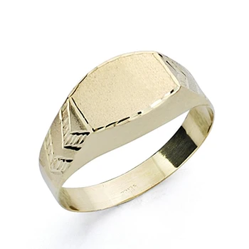 

Stamp 18k gold cadet hollow carved [7496GR] -Customizable-RECORDING INCLUDED IN THE PRICE