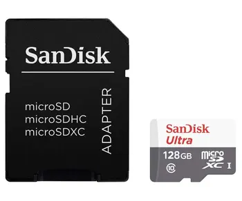 

SANDISK ULTRA MEMORY CARD microSD UHS-I CLASS 10 128GB 80 MB/S + SD ADAPTER