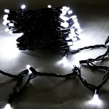 

Garland strand 220-230в, cord black 100 led cool white, Solar Street