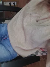 Hirsion-suéter holgado de gran tamaño para mujer, jersey básico de punto elegante, cuello redondo, suave, de Cachemira, para invierno, 2020