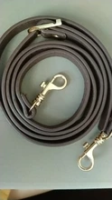 Bandoleras de piel sintética ajustables para bolso, accesorios de 120cm, correa negra para bolso, hebilla dorada plateada