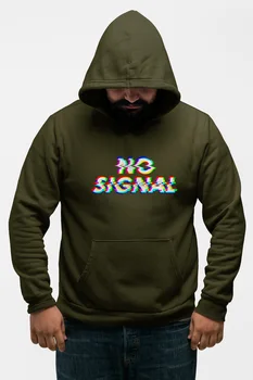

Angemiel Wear No Signal Green Men 'S Hooded Sweatshirt
