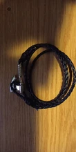 Pulsera de piel con diseño de hacha vikinga para hombre, brazalete con diseño de pirata, multicapas trenzado, hecho a mano, con nudo irlandés