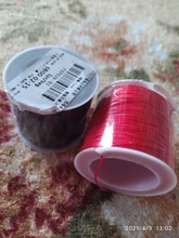 50 metros 0,8mm Cordón de Nylon hilo nudo chino Macrame cable pulsera trenzada cuerda manualidades con abalorios joyería de DIY cable del hilo de rosca