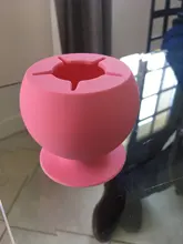 Colector de residuos artesanales para el hogar, contenedor con ventosa de silicona de vinilo, accesorios de almacenamiento artesanal