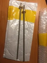 Varilla trapezoidal para impresora 3D, rosca de tornillo de plomo de 8 mm, de Lead de 1 mm, rodamiento con tuerca de latón, de 100, 200, 300, 400, 500 o 600 mm, modelo THSL-300-8D