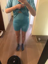 Outfits Shorts-Sets Belt Qrwr-Suit Two-Piece Female Loose Fashion Casual with Bicycle