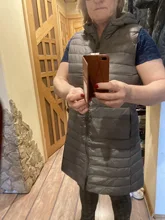 SEDUTMO-Chaqueta de plumón de talla grande 3XL para mujer, chaleco con capucha largo ultraligero, abrigo informal, Parkas delgadas ED913