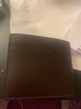 Billetera de cuero de negocios para Hombre, Billetera de marca de lujo, monedero delgado para Hombre, Billetera delgada para tarjetas de crédito, Portafoglio